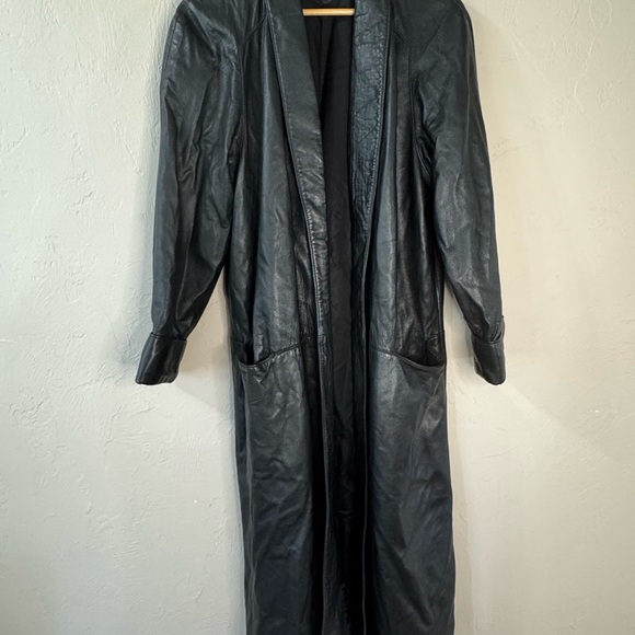 Maxima Charcoal Leather Jacket - Picture 1 of 2